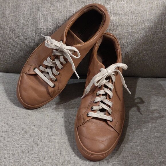 Thursday Boot Co. Premier Low Top Leather Sneakers in Toffee Men SIZE 9.5 - Picture 2 of 7